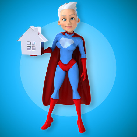 Super womanの写真素材