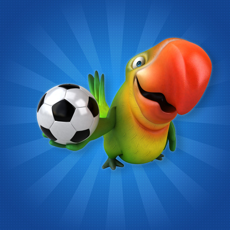 Fun parrotの写真素材