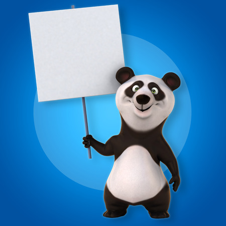Fun pandaの写真素材