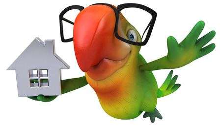 Fun parrotの写真素材