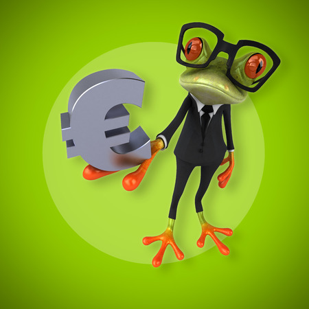 Fun frogの写真素材