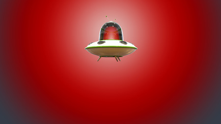 Flying saucerの写真素材