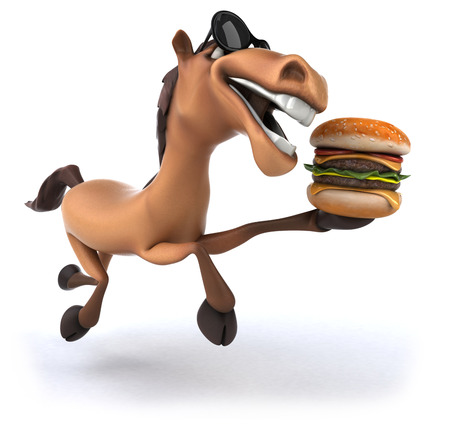 Fun horseの写真素材