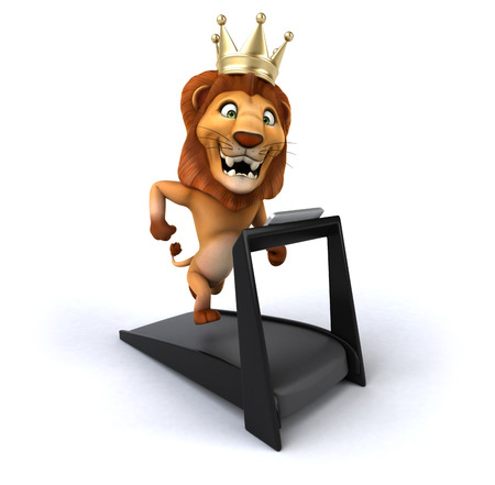 Fun lionの写真素材
