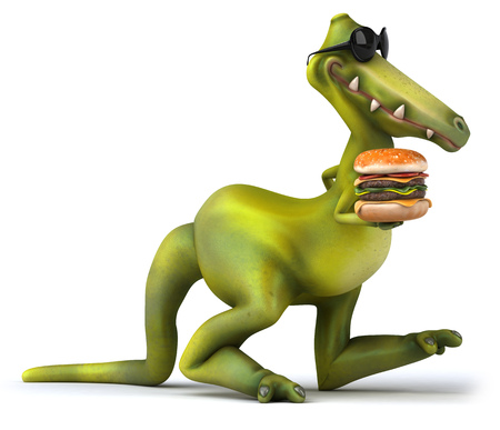 Fun dinosaurの写真素材