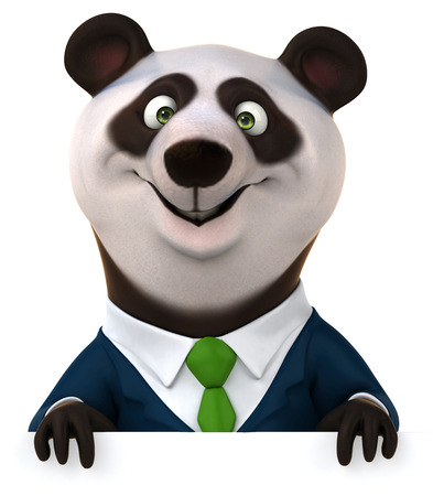 Fun pandaの写真素材
