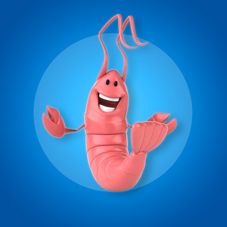 Fun shrimpの写真素材