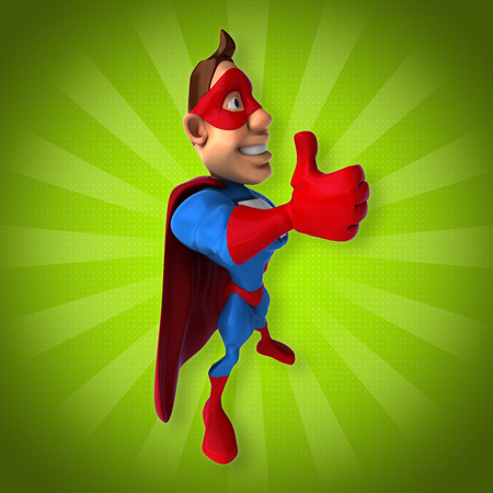 Fun superheroの写真素材