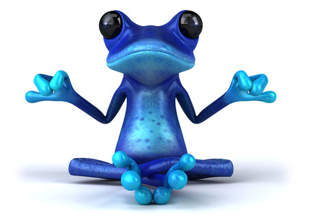 Blue frogの写真素材