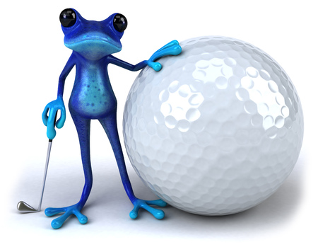 Blue frogの写真素材