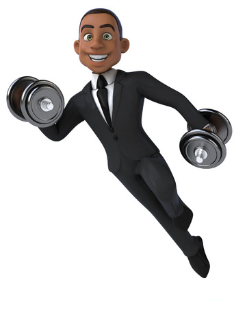 Fun businessmanの写真素材