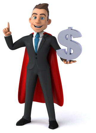 Super businessmanの写真素材