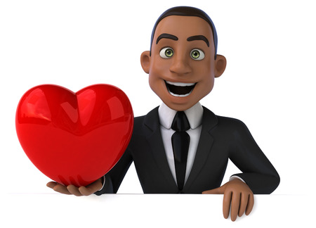 Fun businessmanの写真素材