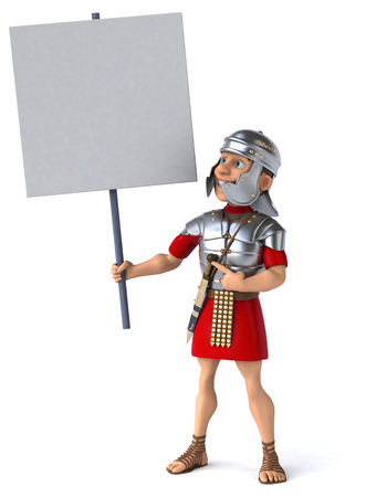 Roman legionary soldierの写真素材