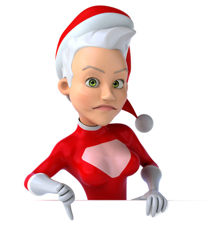 Super Santa Clausの写真素材