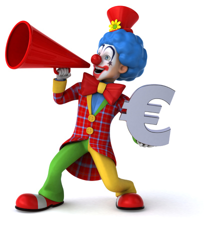 Fun clownの写真素材