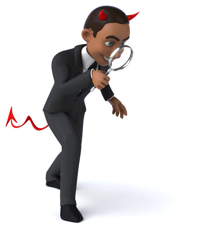 Evil businessmanの写真素材