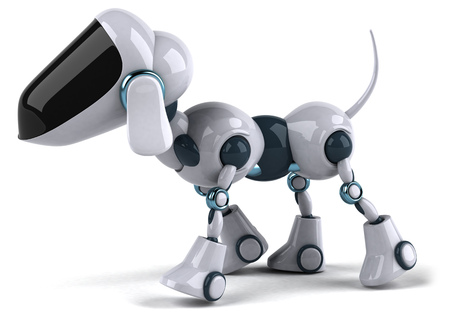 Cartoon robot dogの写真素材