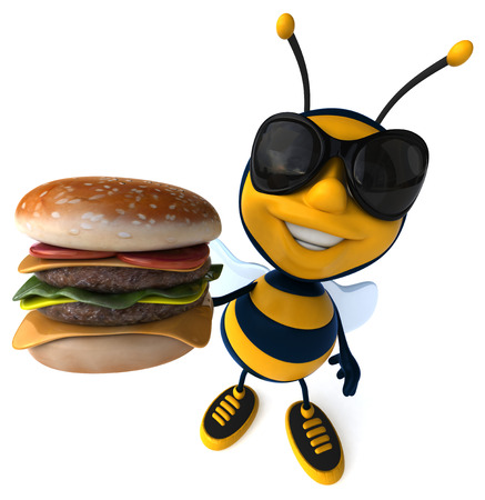 Fun beeの写真素材
