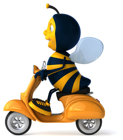 Fun beeの写真素材