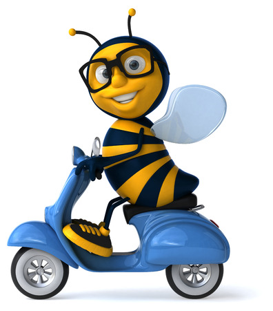 Fun beeの写真素材
