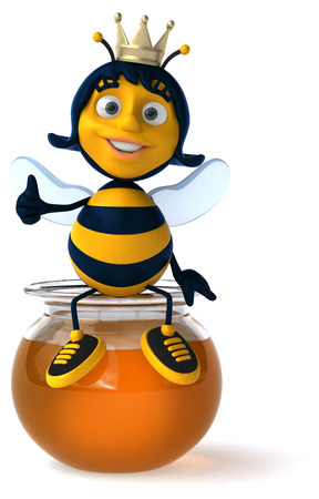 Fun beeの写真素材