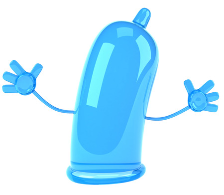 Condom characterの写真素材
