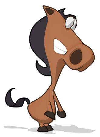 Horse characterの写真素材