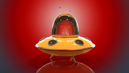 Flying saucerの写真素材