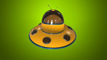 Flying saucerの写真素材