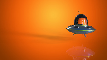 Flying saucerの写真素材