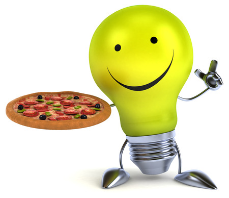 Fun light bulbの写真素材