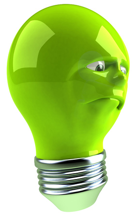 Fun light bulbの写真素材