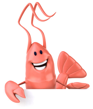 Happy shrimpの写真素材