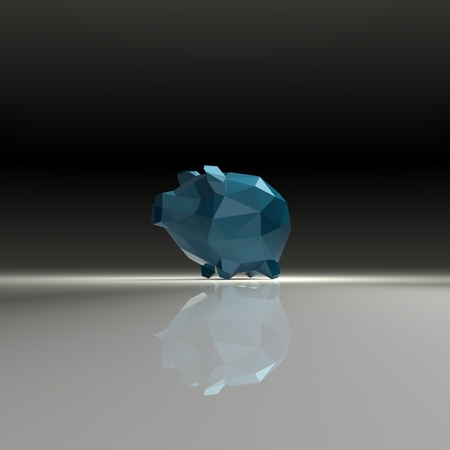 3D pigの写真素材