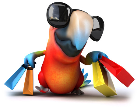 Fun parrotの写真素材