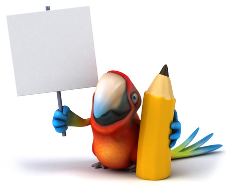 Fun parrotの写真素材