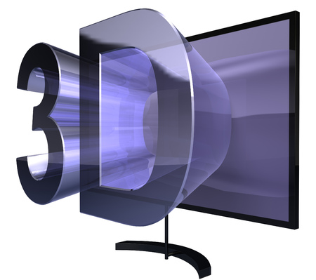 3D televisionの写真素材