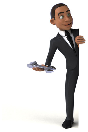 Fun businessmanの写真素材