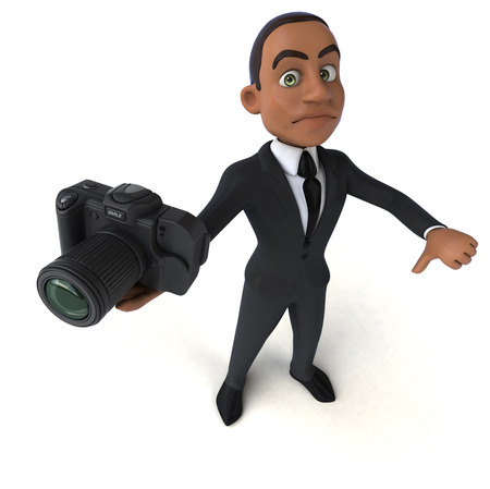 Fun businessmanの写真素材