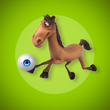 Fun horseの写真素材