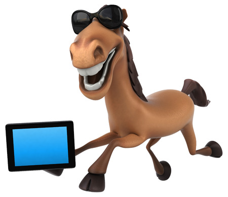 Fun horseの写真素材