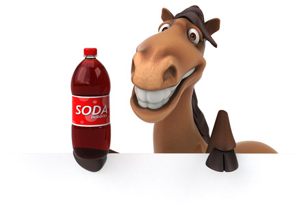 Fun horseの写真素材