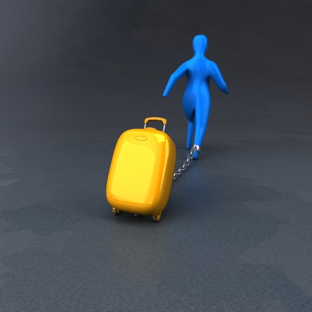 Burden symbol - 3D Illustrationの写真素材