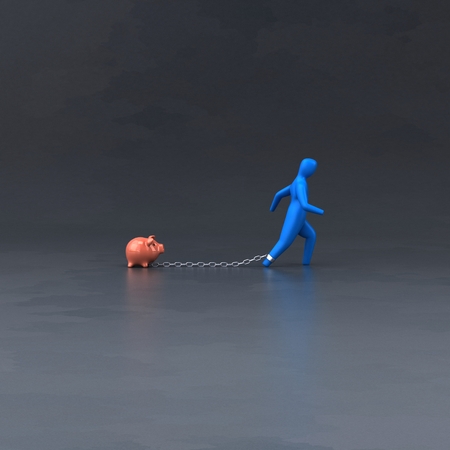 Burden symbol - 3D Illustrationの写真素材