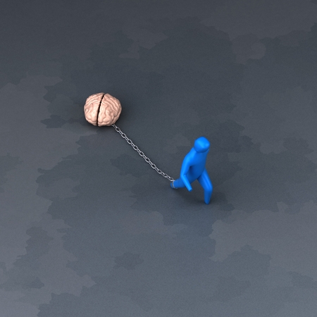 Burden symbol - 3D Illustrationの写真素材