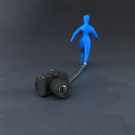 Burden symbol - 3D Illustrationの写真素材