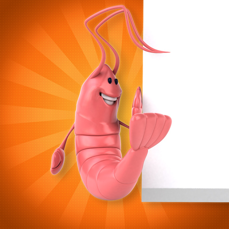 Fun shrimpの写真素材
