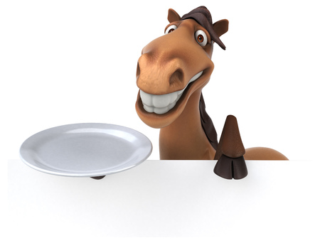 Fun horseの写真素材