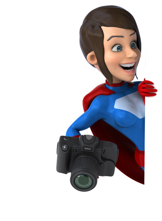 Super womanの写真素材